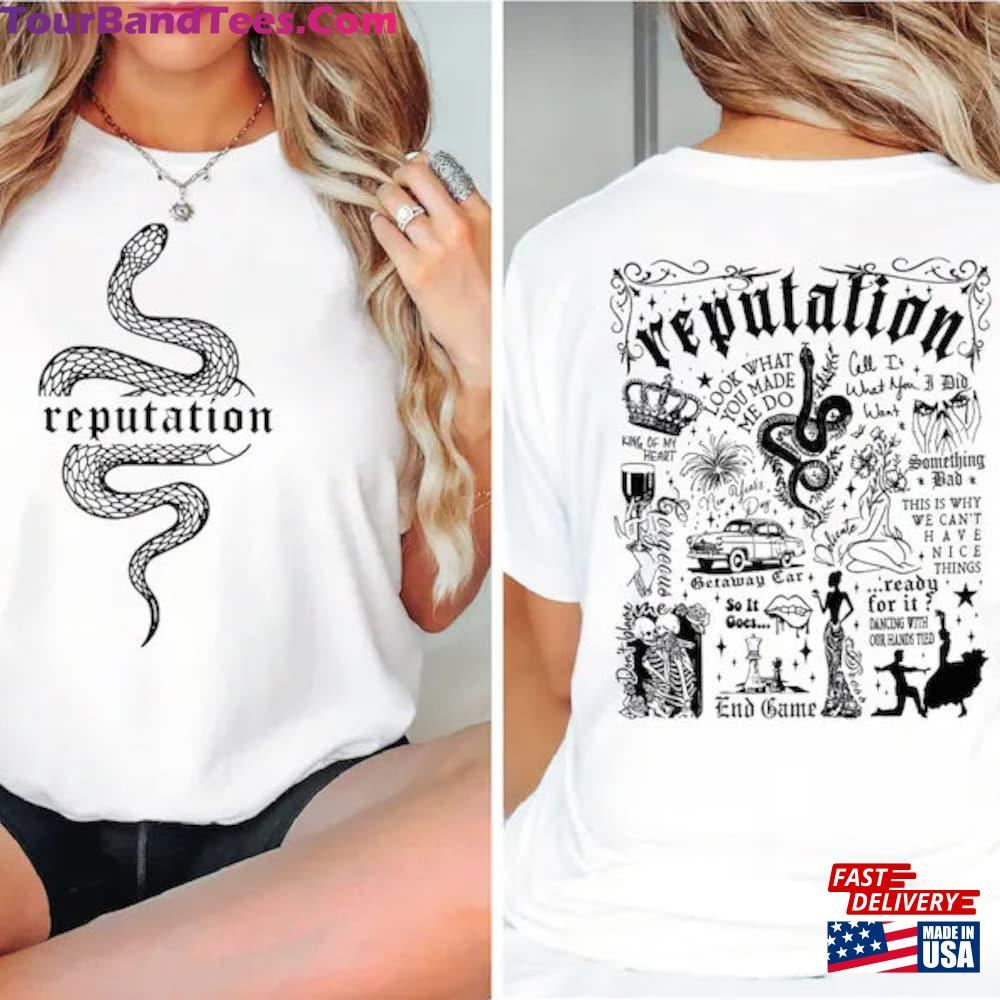 Vintage Reputation Magic Snake Tee Style Tracklist Sweatshirt T-Shirt 29Uf116513 – Utopia Fashion