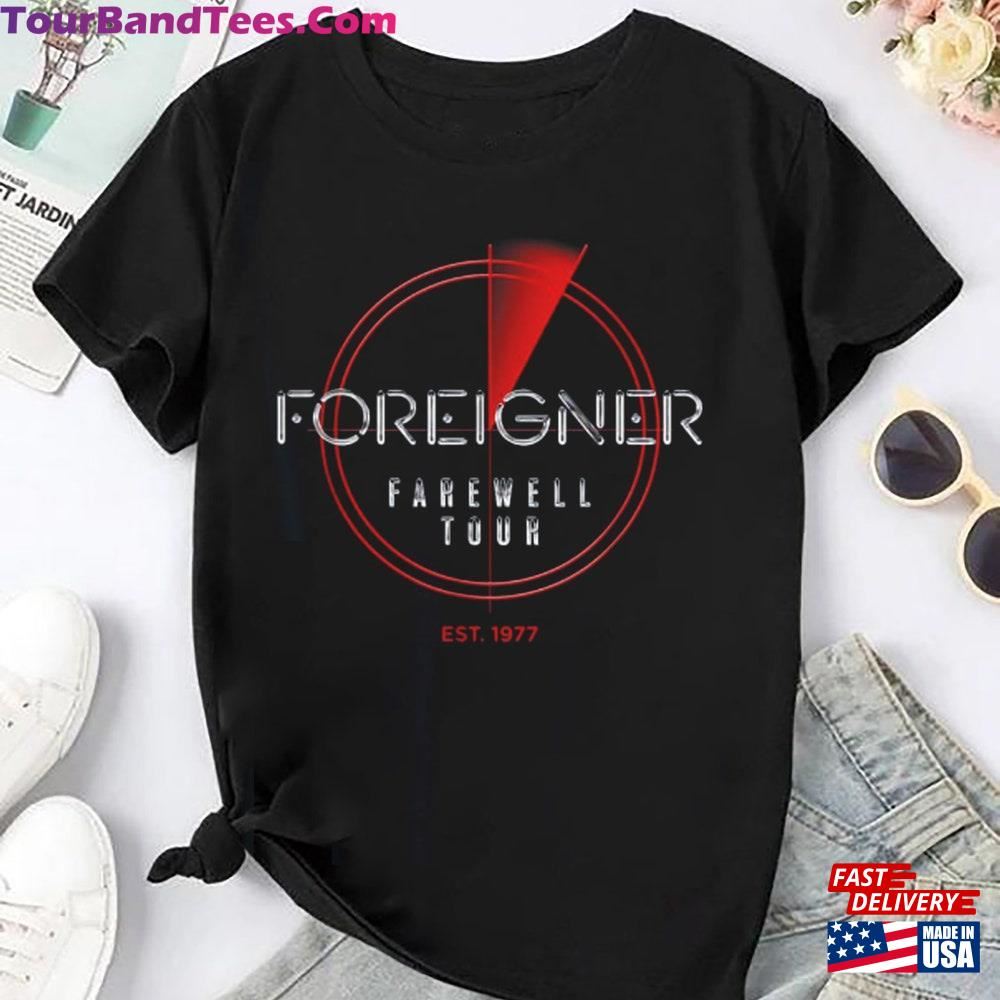 Vintage Rock Band Foreigner Shirt Farewell Tour Tshirt Logo Sweatshirt Classic 29Uf098006 – Utopia Fashion