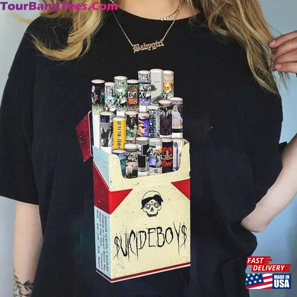 Vintage Suicideboys Cigarette Album Shirt Suicide Boys Grey Day Tour G59 Tee Sweatshirt Hoodie 29Uf112001 – Utopia Fashion