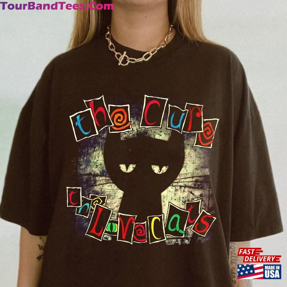 Vintage The Cure Cat Moon Shirt Rock Band T-Shirt Classic Hoodie 29Uf097240 – Utopia Fashion