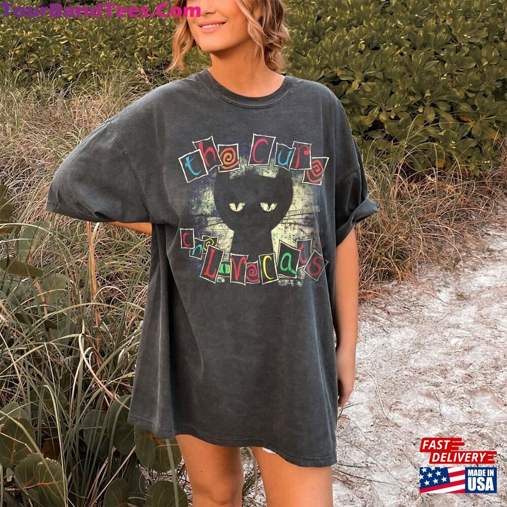 Vintage The Cure Cat Moon Shirt Rock Band T-Shirt Classic Hoodie 29Uf112883 – Utopia Fashion