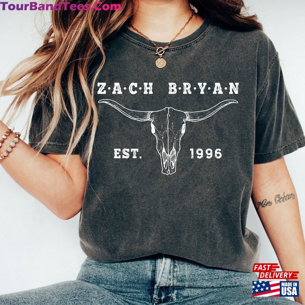 Vintage Zach Bryan Est Bull Shull Shirt The Quittin Time Tour Merch T-Shirt Unisex 29Uf106113 – Utopia Fashion