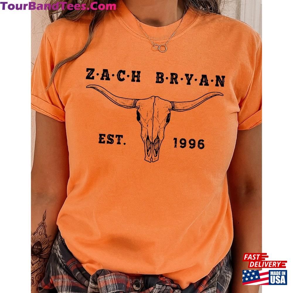 Vintage Zach Bryan Est Bull Shull Shirt The Quittin Time Tour Merch T-Shirt Unisex 29Uf106113 – Utopia Fashion