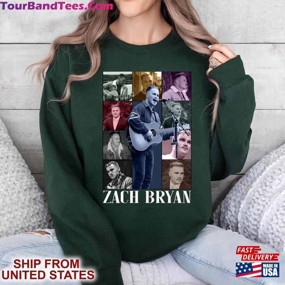 Vintage Zach Bryan The Quittin Time Tour Shirt New Album Tee Gift Fan Country Music Retro Unisex Sweatshirt 29Uf101690 – Utopia Fashion