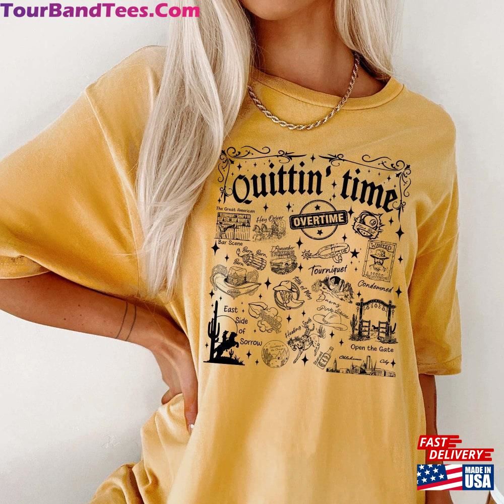 Vintage Zach Quittin Time Tour Shirt Bryan Concert Tee Country Music Classic T-Shirt 29Uf095978 – Utopia Fashion