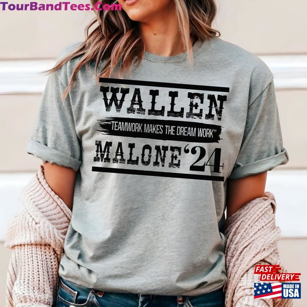 Wallen Malone Teamwork Makes The Dream Work Country Music T-Shirt Singer Sweatshirt Unisex 29Uf096800 – Utopia Fashion