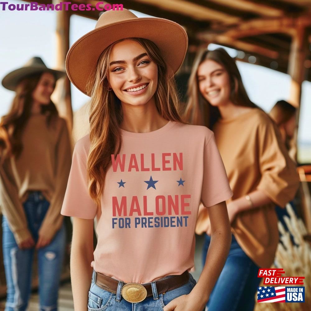 Wallen Malone For President Funny Presidential Election Shirt T-Shirt Unisex 29Uf115584 – Utopia Fashion