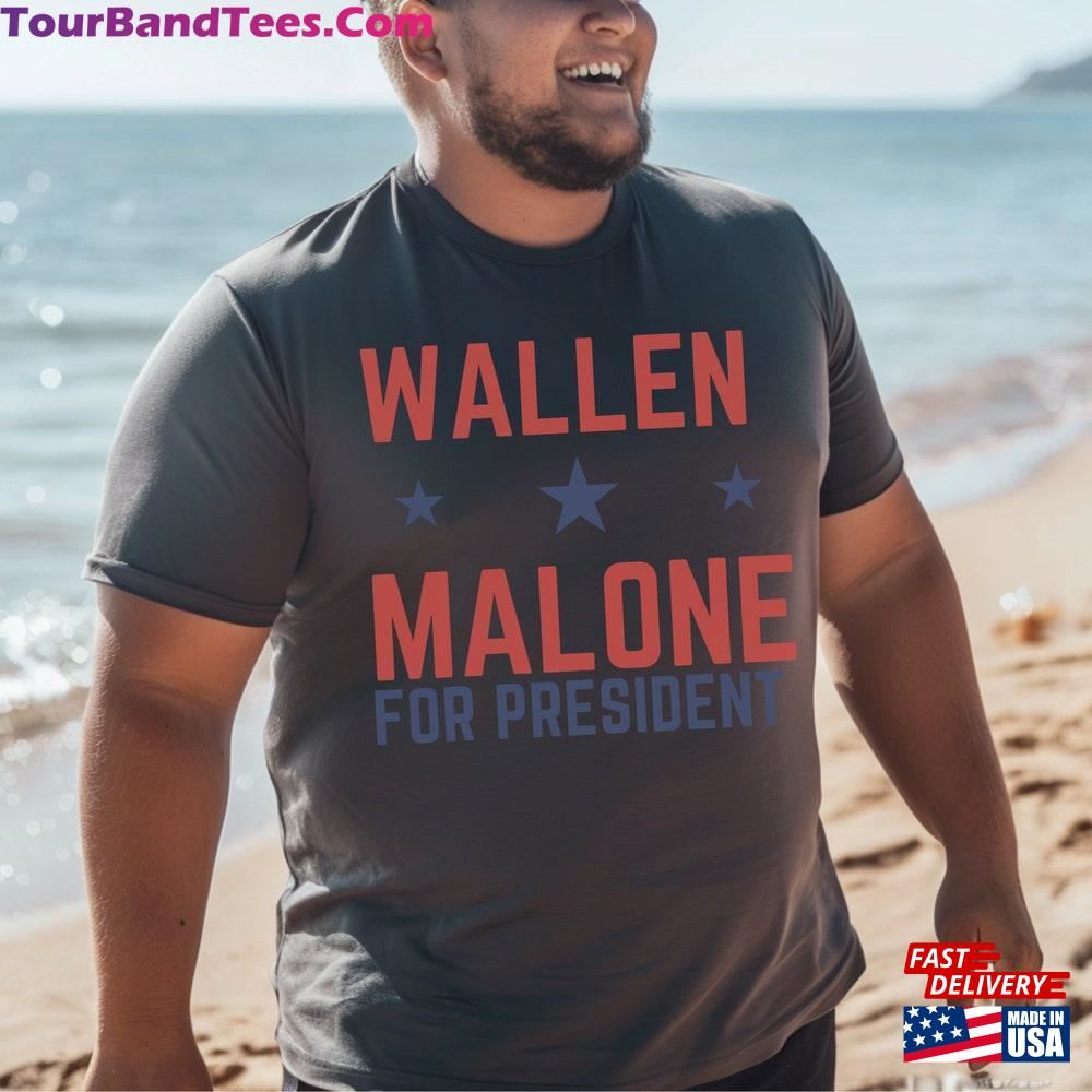 Wallen Malone For President Funny Presidential Election Shirt T-Shirt Unisex 29Uf115584 – Utopia Fashion