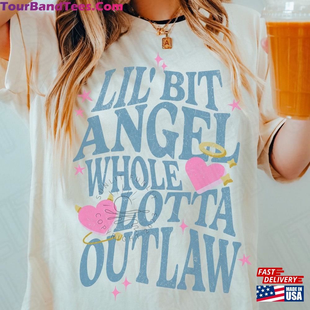 Wallen Shirt Angel Outlaw Long Live Cowgirls Comfort Colors Country Music T-Shirt Dress Unisex Classic 29Uf098231 – Utopia Fashion