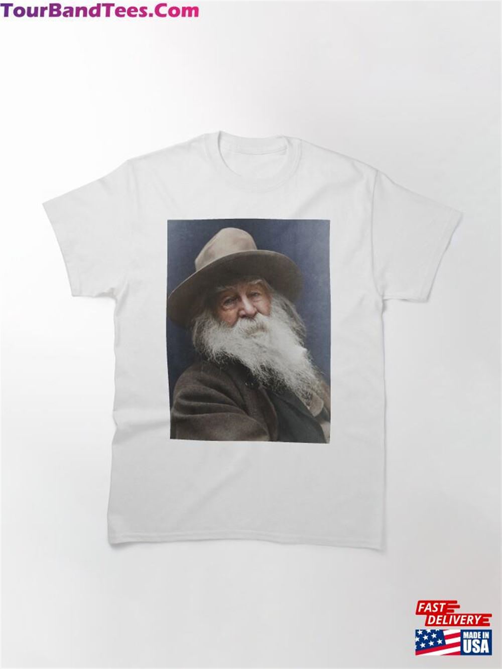 Walt Whitman Ca By George Collins Cox Classic T-Shirt Hoodie 29Uf092026 – Utopia Fashion