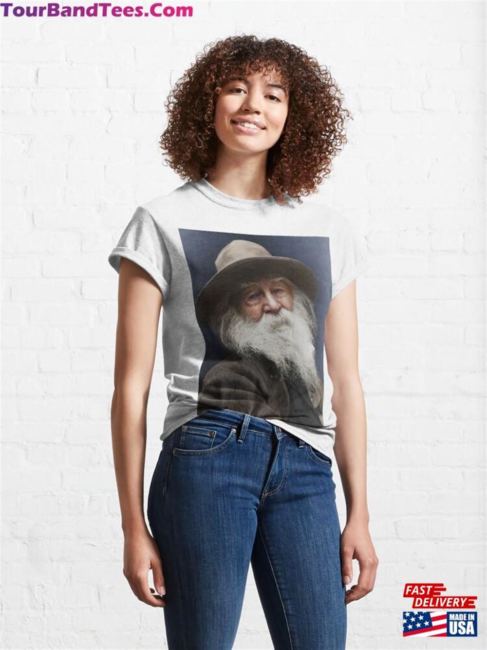 Walt Whitman Ca By George Collins Cox Classic T-Shirt Hoodie 29Uf092026 – Utopia Fashion