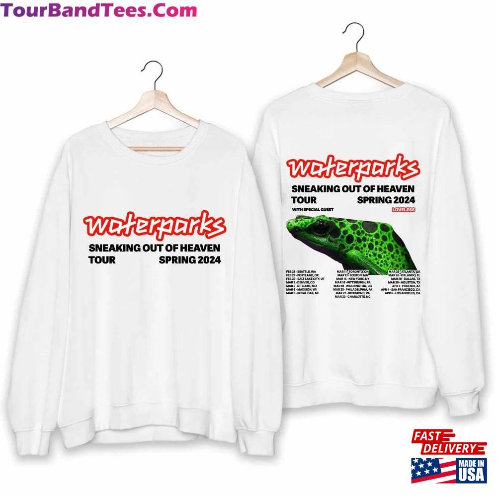 Waterparks Tour Shirt Sneaking Out Of Heaven Spring Band Fan Classic Sweatshirt 29Uf102187 – Utopia Fashion