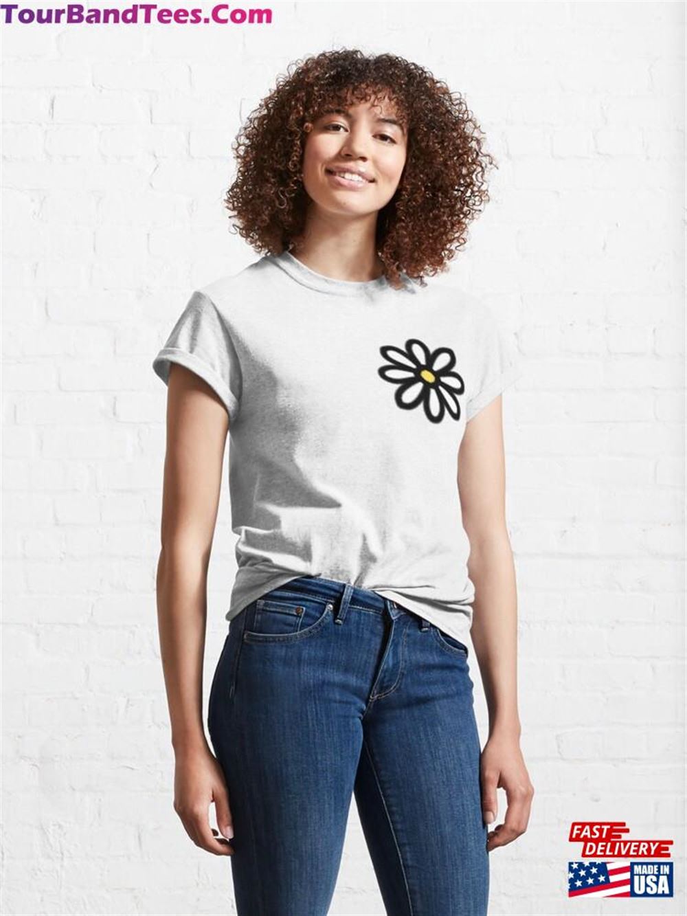 White Daisies Classic T-Shirt Sweatshirt 29Uf092171 – Utopia Fashion