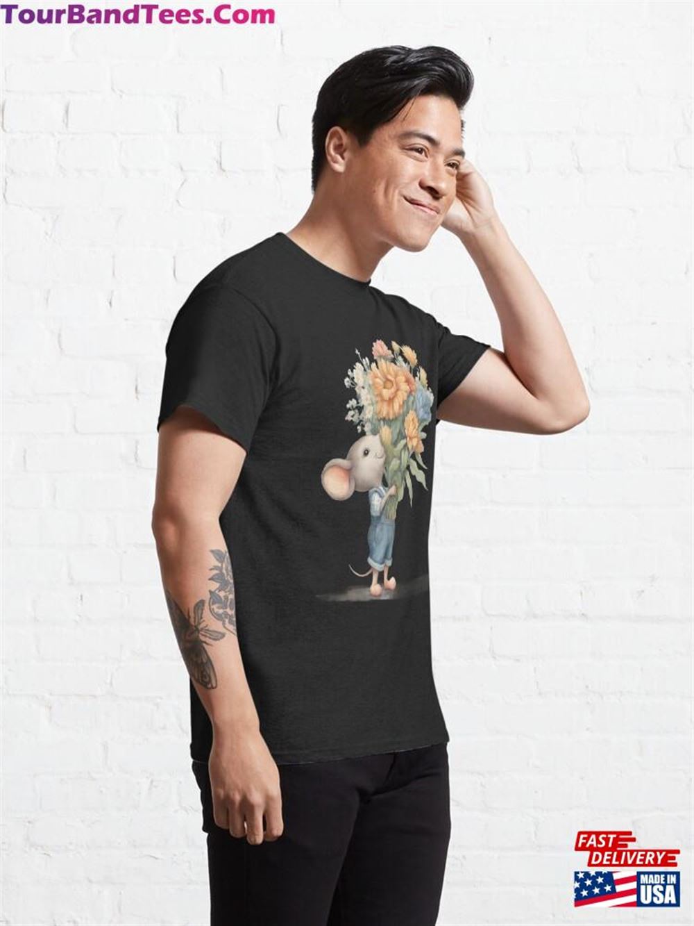 Who Said Flowers Classic T-Shirt Unisex 29Uf117931 – Utopia Fashion