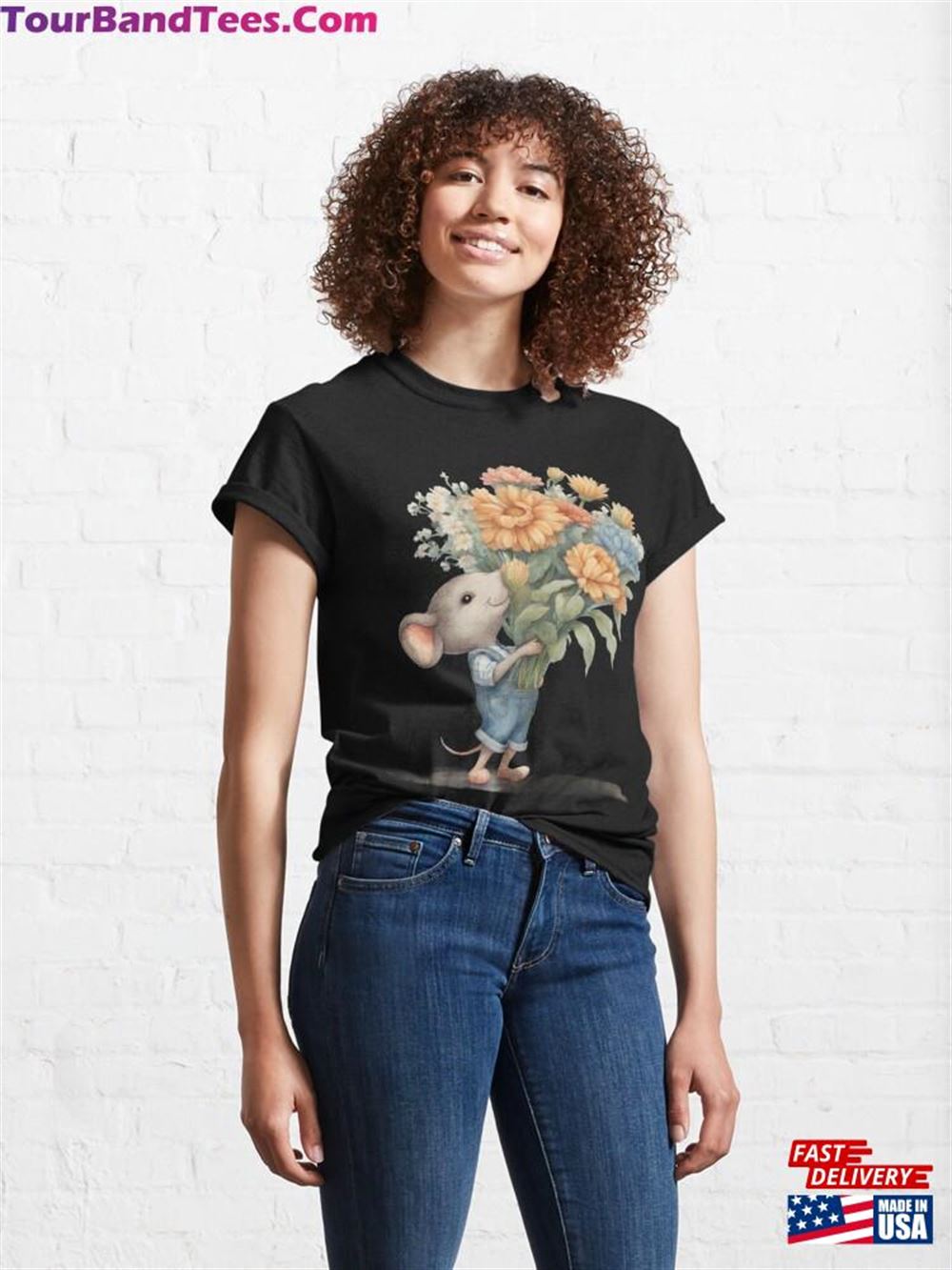 Who Said Flowers Classic T-Shirt Unisex 29Uf117931 – Utopia Fashion