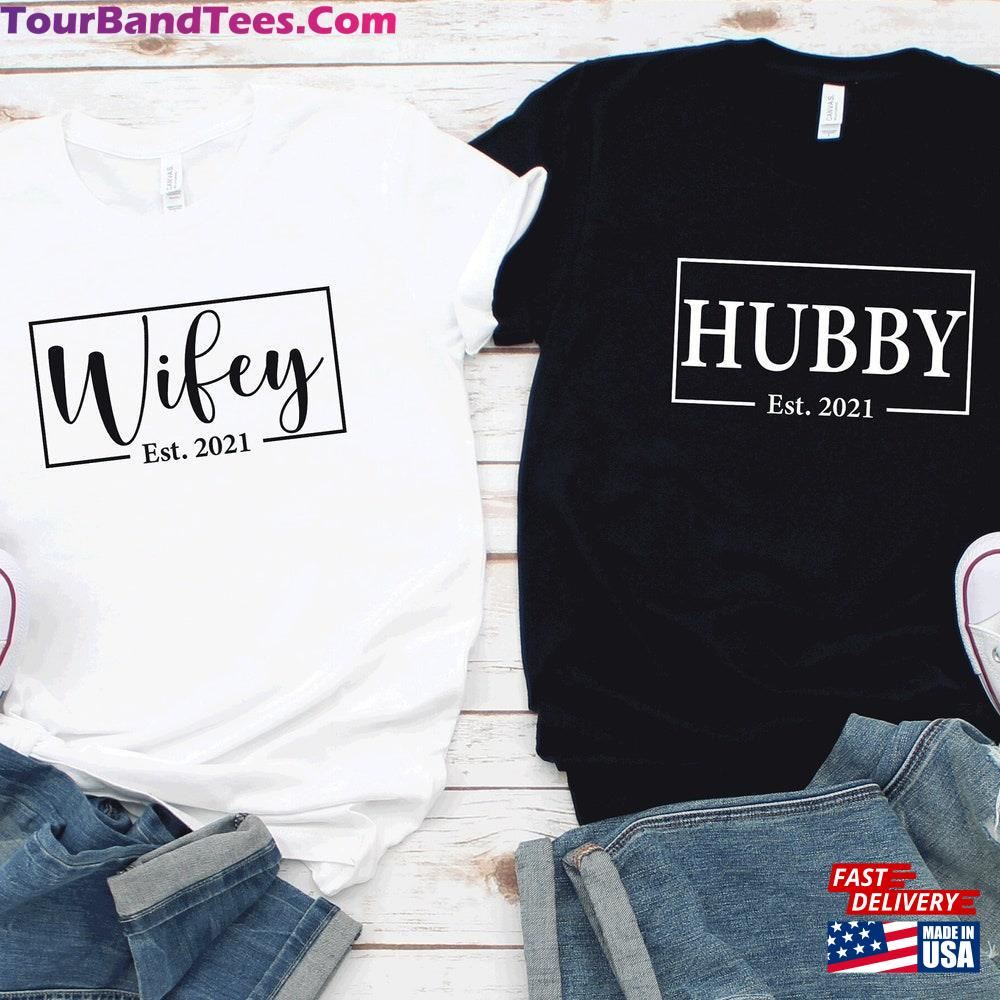 Wifey Hubby Est T-Shirt Customized Amp Tshirt Hoodie Unisex 29Uf111110 – Utopia Fashion