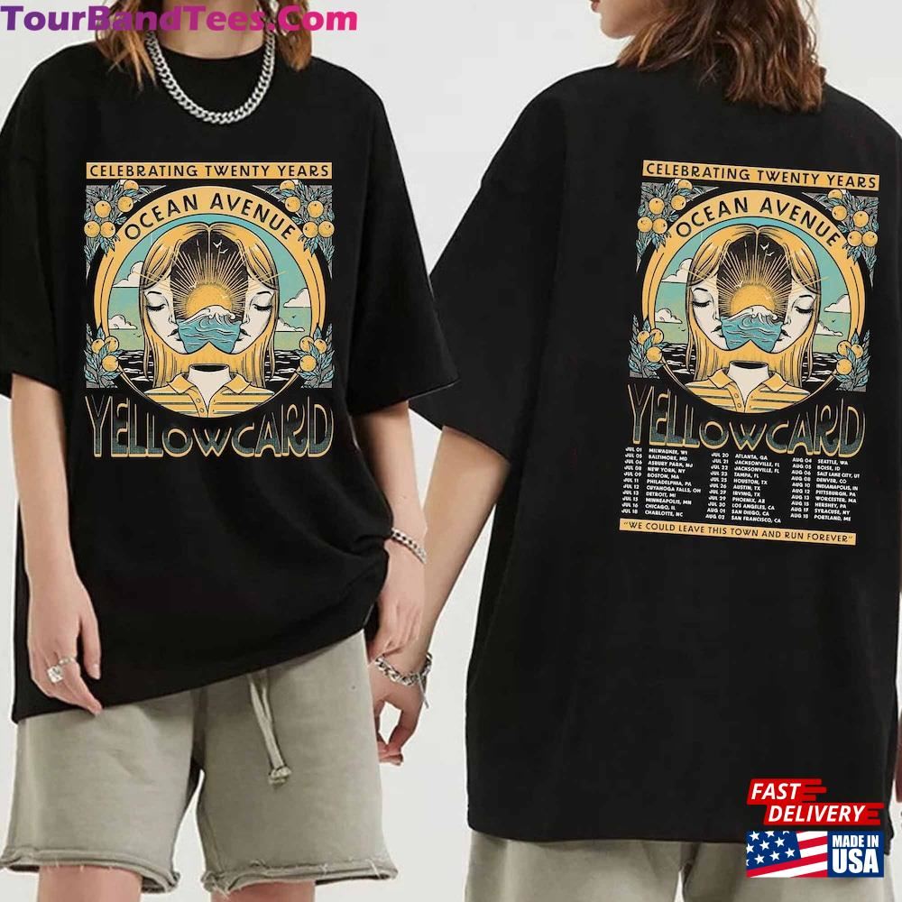 Yellowcard Ocean Avenue Years Tour Shirt Band Fan Concert Classic Unisex 29Uf097510 – Utopia Fashion