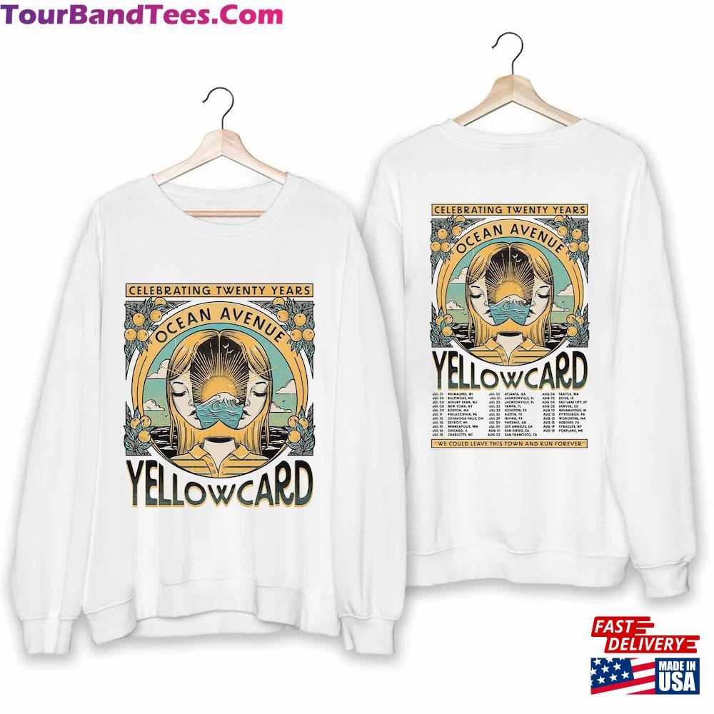 Yellowcard Ocean Avenue Years Tour Shirt Band Fan Concert Classic Unisex 29Uf097510 – Utopia Fashion