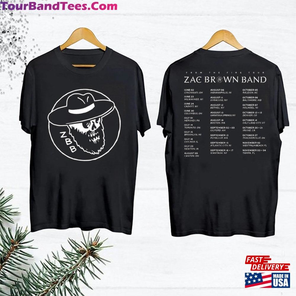 Zac Brown Band From The Fire Tour T-Shirt Shirt Vintage Sweatshirt Unisex 29Uf117352 – Utopia Fashion