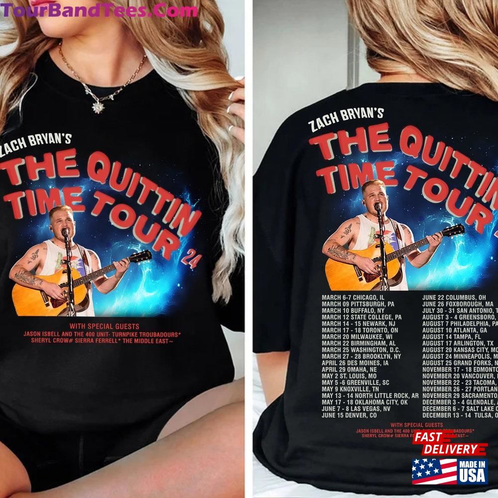 Zach Bryan The Quittin Time Tour Shirt Love Country Music Singer Merch Classic Hoodie 29Uf101744 – Utopia Fashion