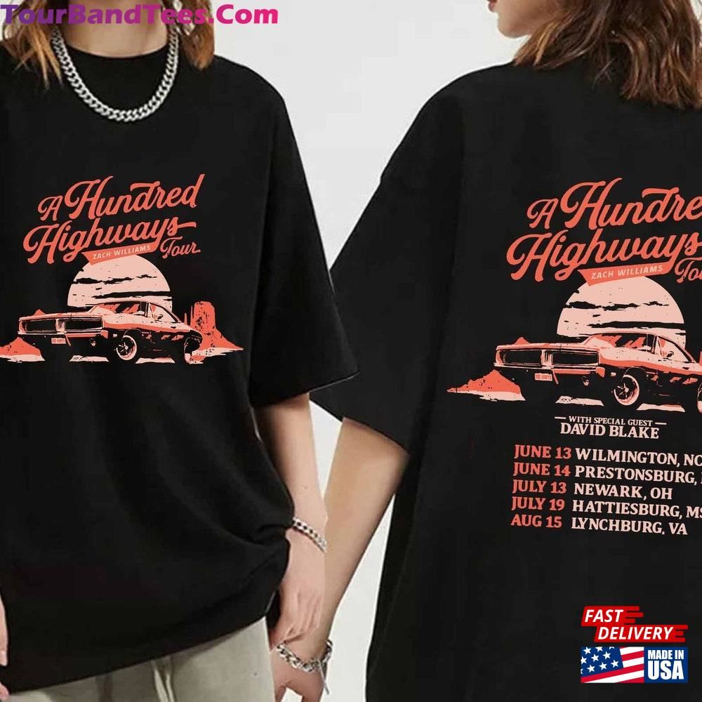 Zach Williams Hundred Highways Tour Shirt Fan Hoodie Sweatshirt 29Uf112945 – Utopia Fashion