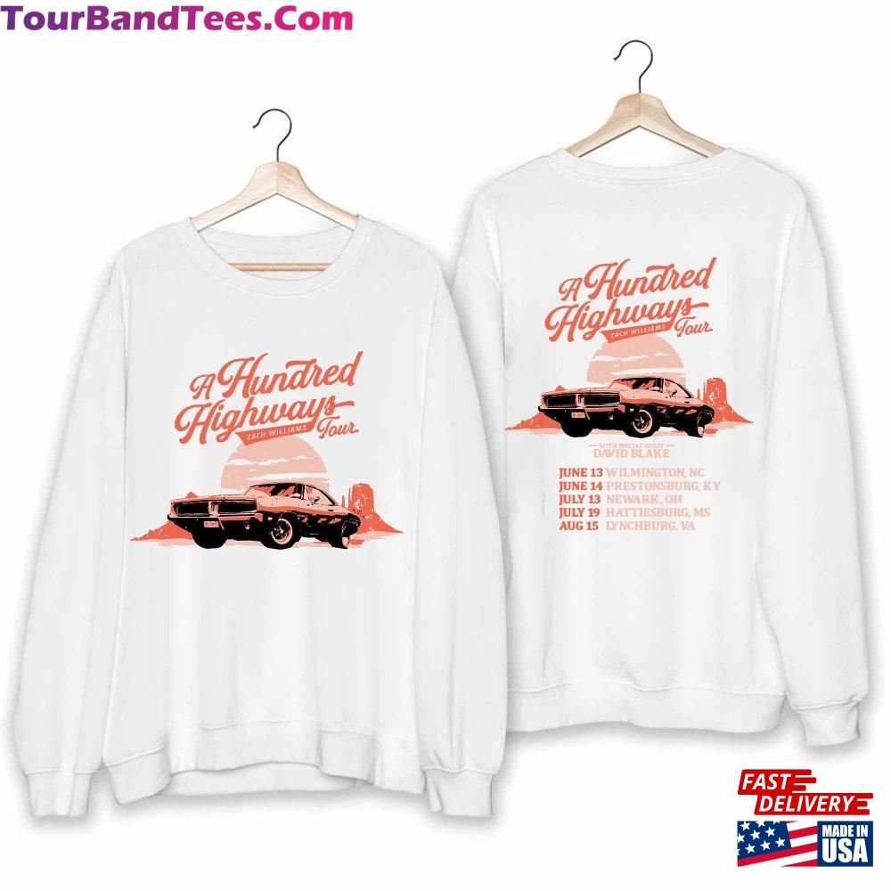 Zach Williams Hundred Highways Tour Shirt Fan Hoodie Sweatshirt 29Uf112945 – Utopia Fashion